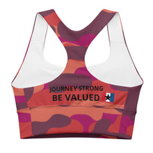 Load image into Gallery viewer, Longline sports bra