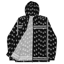 Load image into Gallery viewer, WINDBREAKER TRACK SUIT TOP JACKET UNISEX BLACK WAVE JOURNEY STRONG
