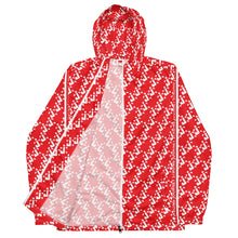 Load image into Gallery viewer, WINDBREAKER TRACK SUIT TOP JACKET UNISEX RED/WHITE JOURNY STRONG
