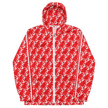 Load image into Gallery viewer, WINDBREAKER TRACK SUIT TOP JACKET UNISEX RED/WHITE JOURNY STRONG
