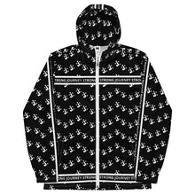 Load image into Gallery viewer, WINDBREAKER TRACK SUIT TOP JACKET UNISEX BLACK WAVE JOURNEY STRONG
