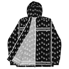 Load image into Gallery viewer, WINDBREAKER TRACK SUIT TOP JACKET UNISEX BLACK WAVE JOURNEY STRONG

