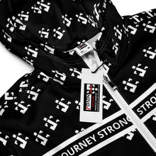 Load image into Gallery viewer, WINDBREAKER TRACK SUIT TOP JACKET UNISEX BLACK WAVE JOURNEY STRONG
