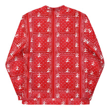 Load image into Gallery viewer, TRACK SUIT TOP UNISEX JACKET RED BANDANNA JOURNEY STRONG NOVOJ
