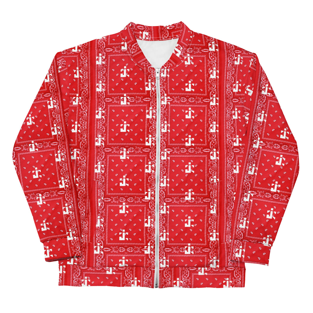 TRACK SUIT TOP UNISEX JACKET RED BANDANNA JOURNEY STRONG NOVOJ