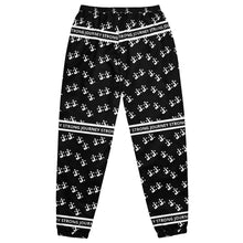 Load image into Gallery viewer, WINDBREAKER TRACK SUIT LOWER UNISEX BLACK/WHITE JOURNEY STRONG
