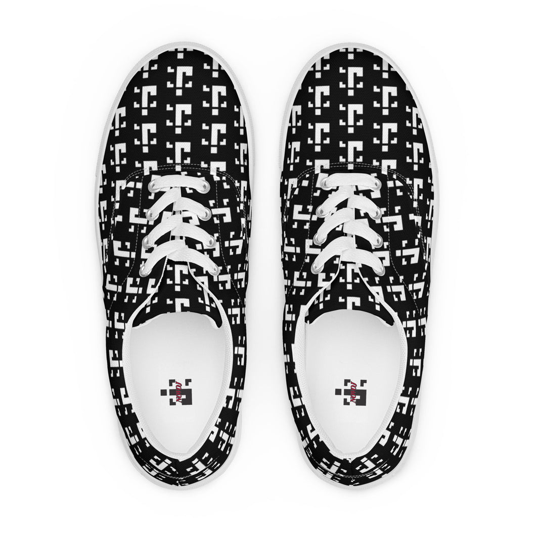 Men’s lace-up canvas shoes