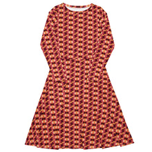 Load image into Gallery viewer, long sleeve midi dress
