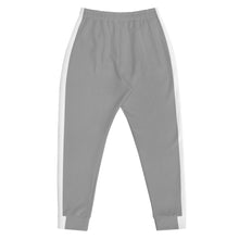 Load image into Gallery viewer, TRACK SUIT LOWER JOGGER UNISEX GRAY WITH WHITE
