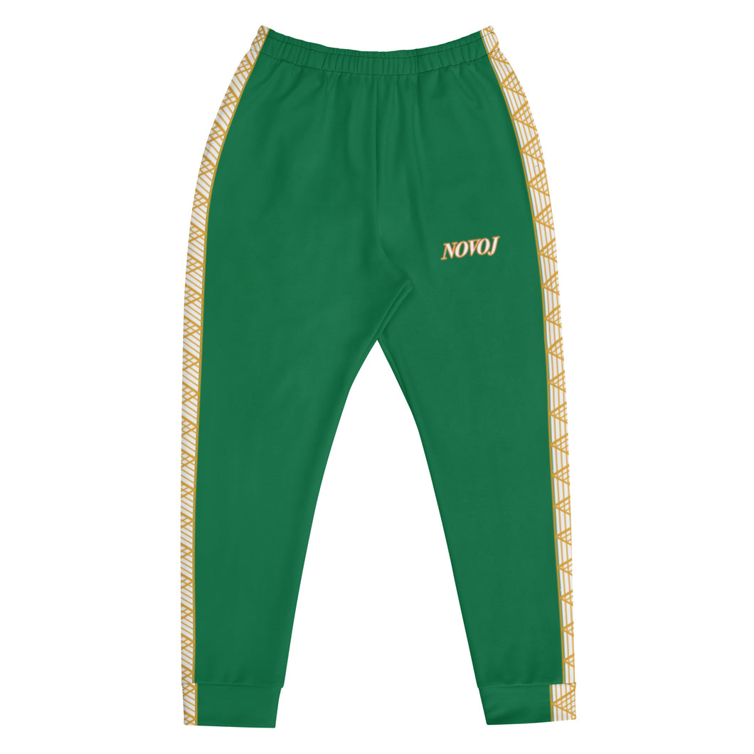 TRACK SUIT LOWER JOGGER UNISEX GREEN AND YELLOW