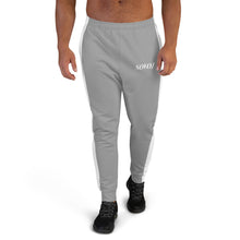 Load image into Gallery viewer, TRACK SUIT LOWER JOGGER UNISEX GRAY WITH WHITE

