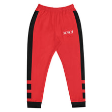 Load image into Gallery viewer, TRACK SUIT LOWER JOGGER UNISEX RED WITH BLACK

