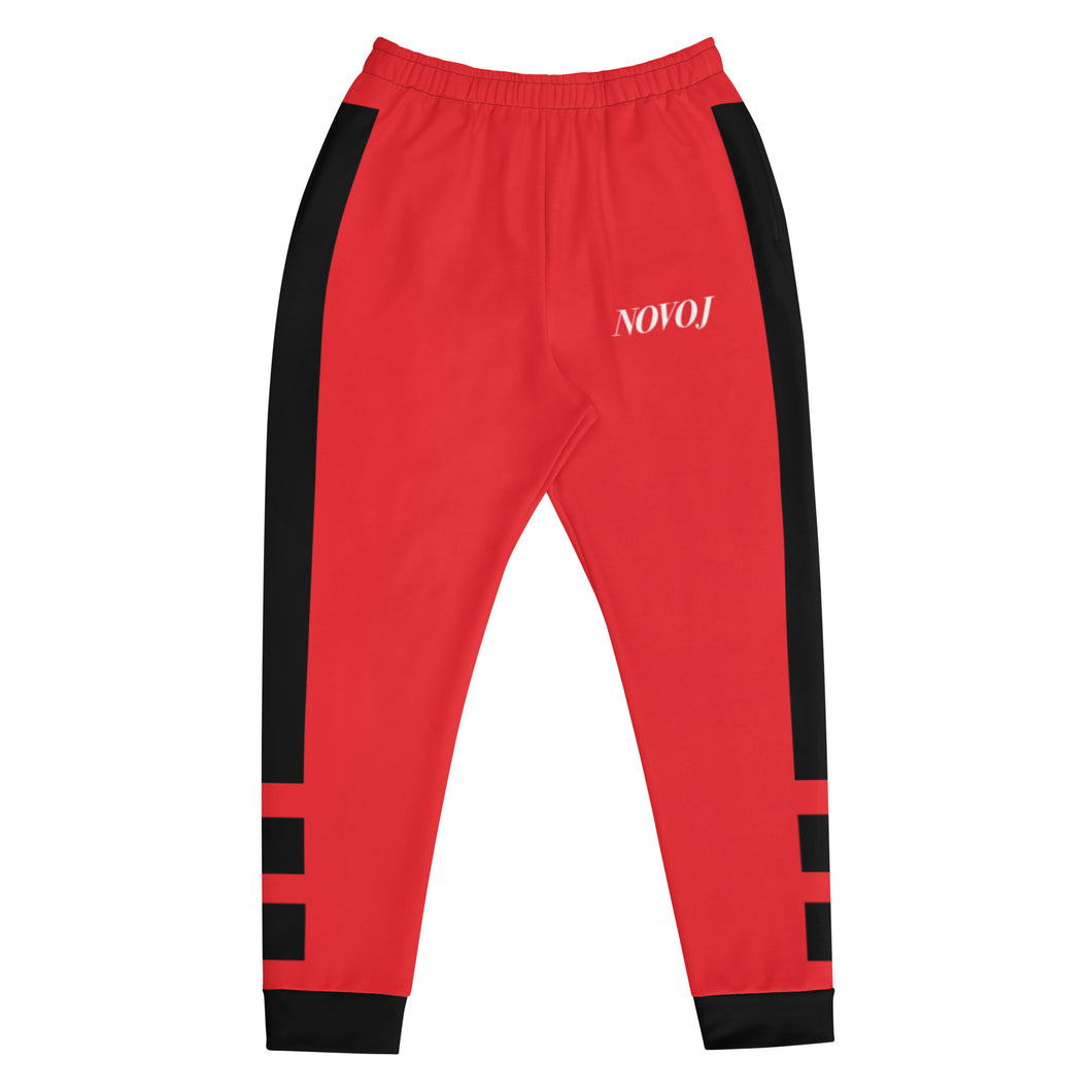 TRACK SUIT LOWER JOGGER UNISEX RED WITH BLACK