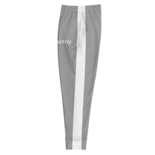 Load image into Gallery viewer, TRACK SUIT LOWER JOGGER UNISEX GRAY WITH WHITE
