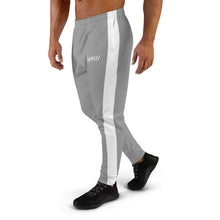 Load image into Gallery viewer, TRACK SUIT LOWER JOGGER UNISEX GRAY WITH WHITE
