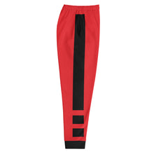 Load image into Gallery viewer, TRACK SUIT LOWER JOGGER UNISEX RED WITH BLACK
