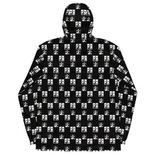 Load image into Gallery viewer, WINDBREAKER TRACK SUIT TOP UNISEX  BLACK WITH JOURNEY STRONG OVER AND UNDER CHESS
