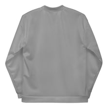 Load image into Gallery viewer, TRACK SUIT TOP UNISEX JACKET GRAY WITH WHITE
