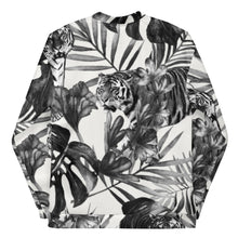Load image into Gallery viewer, TRACK SUIT TOP Unisex Jacket TIGER BLACK AND WHITE
