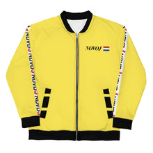 Load image into Gallery viewer, TRACK SUIT TOP UNISEX JACKET YELLOW WITH BLACK BEE
