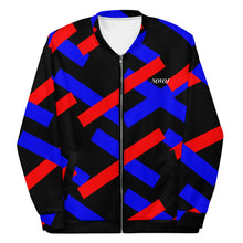 Load image into Gallery viewer, TRACK SUIT TOP UNISEX JACKET RED BLUE BLACK
