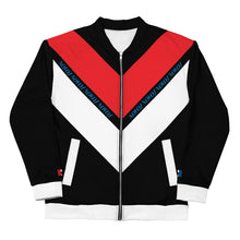 Load image into Gallery viewer, TRACK SUIT TOP Unisex Jacket BLACK RED WHITE
